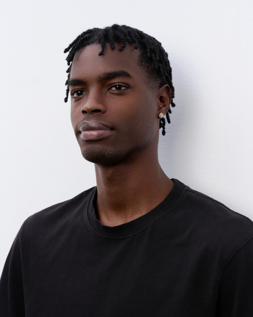 Abou, male model represented by Idée Models, Montreal modeling agency, digital profile