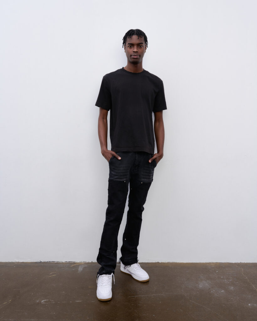 Abou, male model represented by Idée Models, Montreal modeling agency, digital full length