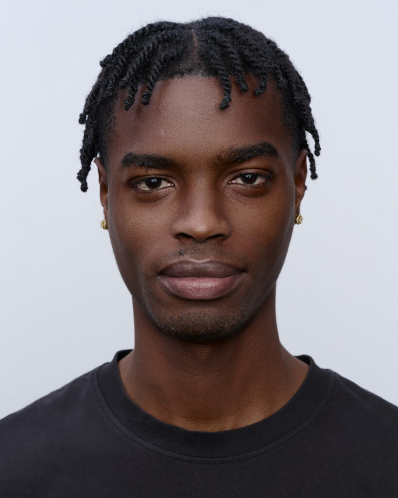 Abou, male model represented by Idée Models, Montreal modeling agency, digital headshot